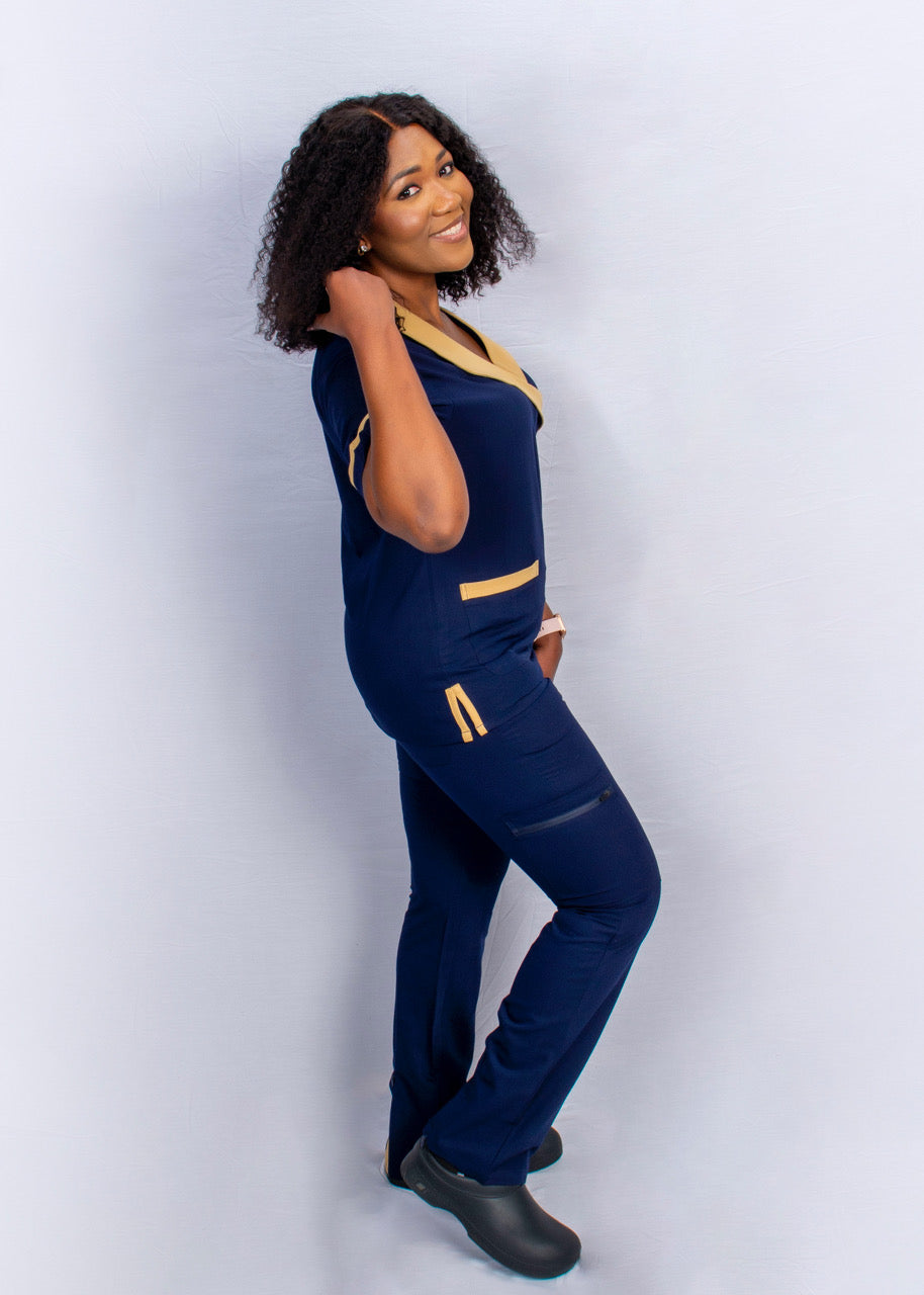 Demure - Pants (Navy Blue)